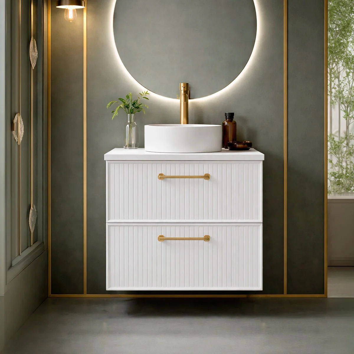 Muebles de Baño Blancos de 60 cm